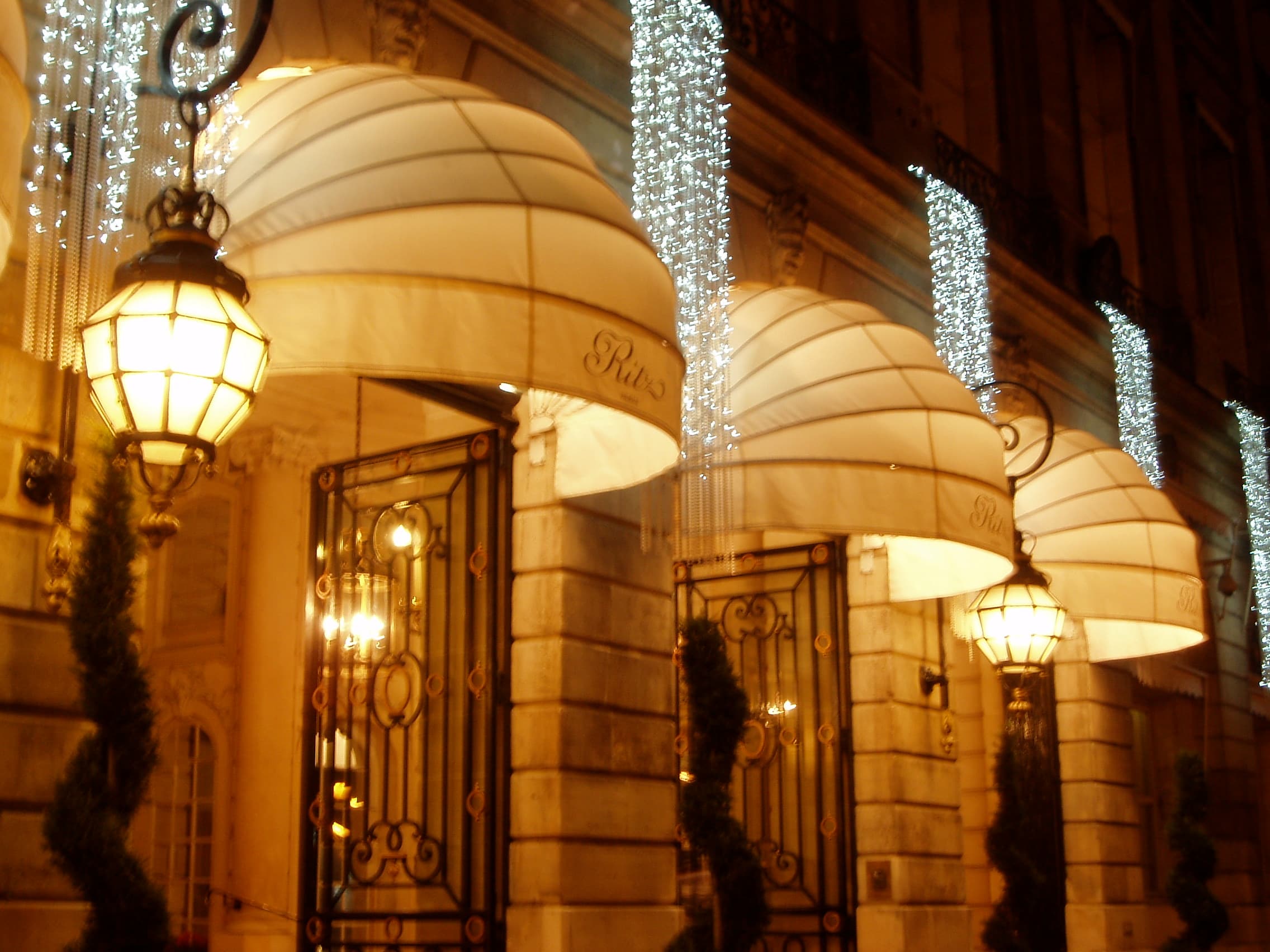 Ritz Paris — entrance on the Place Vendôme